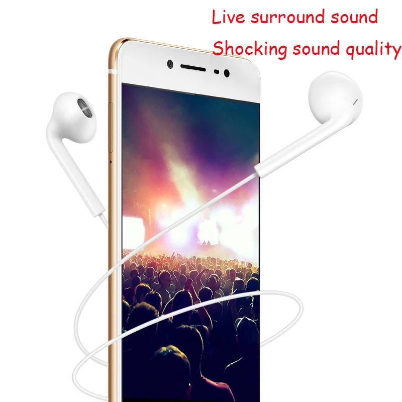 Новые оригинальные наушники VIVO XE680 вкладыши с разъемом 3 5 мм проводным