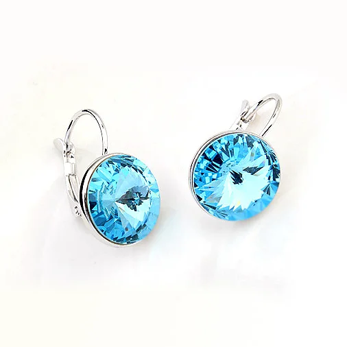 Женские серьги с кристаллами Swarovski подвески австрийским кристаллом ювелирное