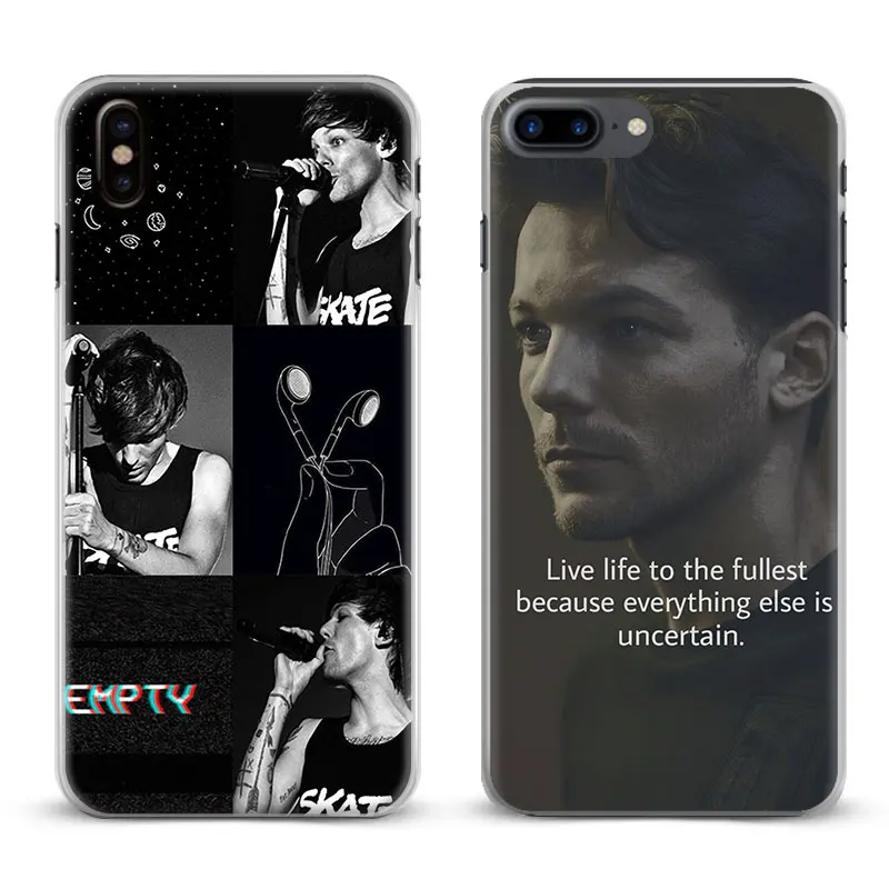 Louis Tomlinson Coque Fashion For Apple iPhone X 8Plus 8 7Plus 7 6sPlus 6s 6Plus 6 5 5S SE 4s 4 Phone Case Shell Cover
