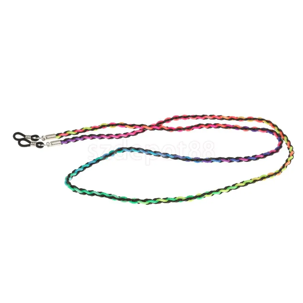 2PCS Eyeglass Reading Glasses Spectacles Neck Cord Strap Chain Cord Lanyard Retainer Holder for Outdoor Sports