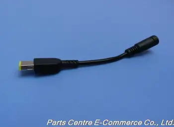 

1 pcs DC Jack 5.5x2.5mm Female to Rectangular Male DC Power Adapter For Lenovo X1 X140e X240 T440 T440s...Laptops,with cable