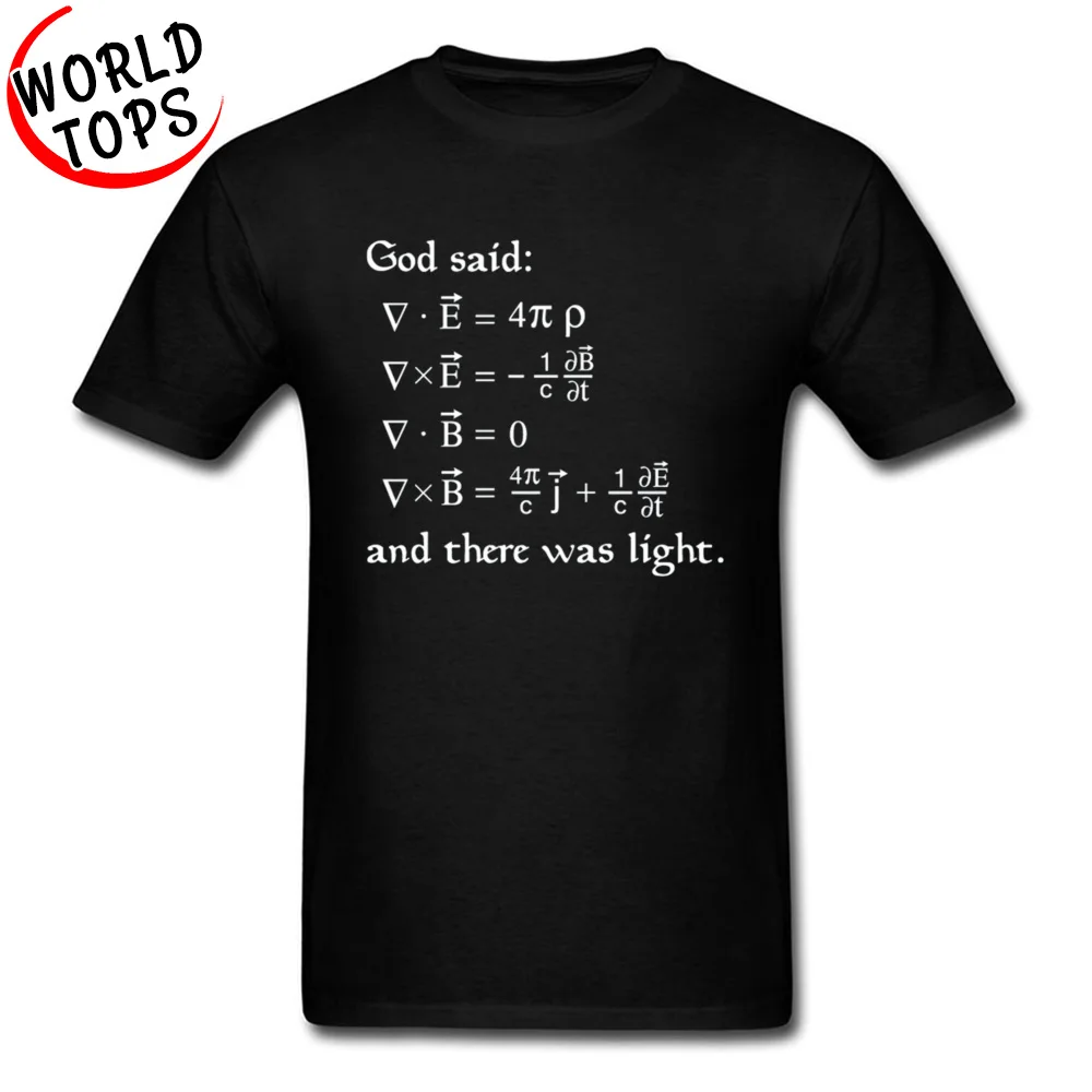 Tops Tees Tee Shirt God said -3244 Summer Fall Short Sleeve Pure Cotton O Neck Man T Shirt Fitness Tight New Design God said -3244 black