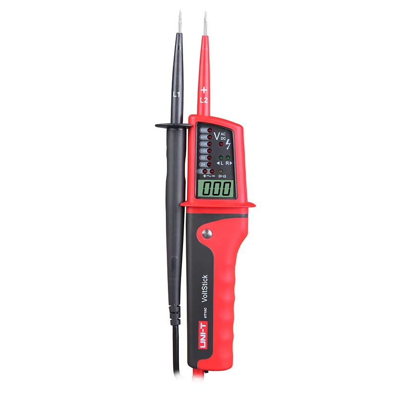 Kopen UNI T UT15C Waterdichte Digitale Voltage Meter 24V ~ 690V Ac Dc Spanning Testers Lcd Display Auto Range fase Rotatie Voltage Tester