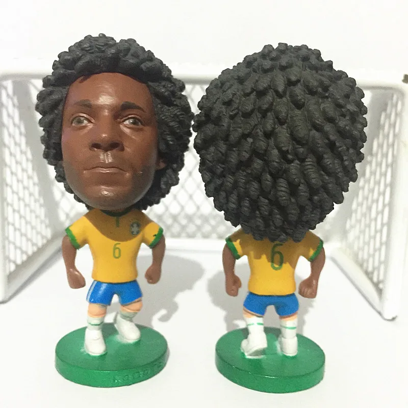 Soccerwe Fixed Stand 6 Marcelo Doll ( Brazil 2014 ) Yellowin Dolls