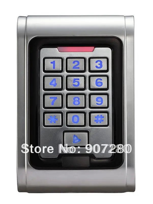 ФОТО Wholesale 13.56MHz RFID (IC) Waterproof Metal Case Digital Access Control Keypad