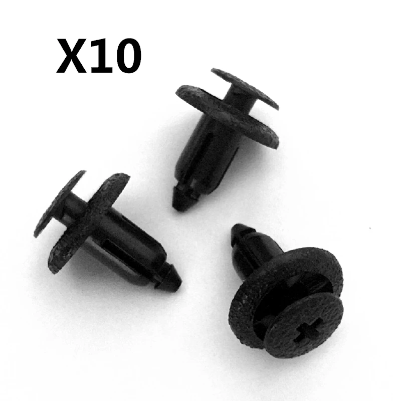 

15 Pcs/Set For Toyota 90467-06133-CO Nylon Rocker Panel Push-Type Rivet Retainer Clips