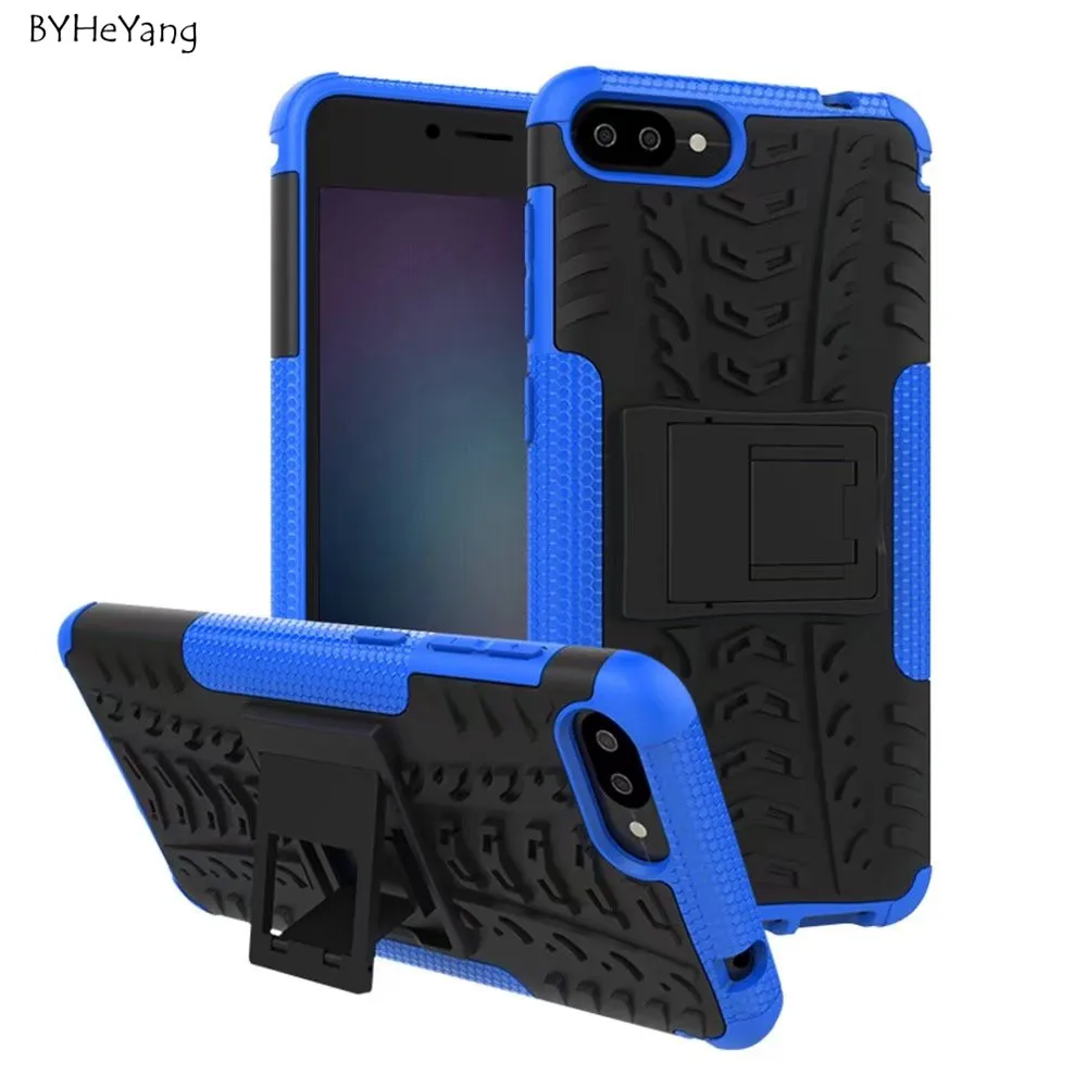 

BYHeYang For Asus Zenfone 4 Max ZC520KL Case 5.2" TPU & PC Dual Armor with Stand Hard Silicone Cover For ASUS ZC520KL Phone Case