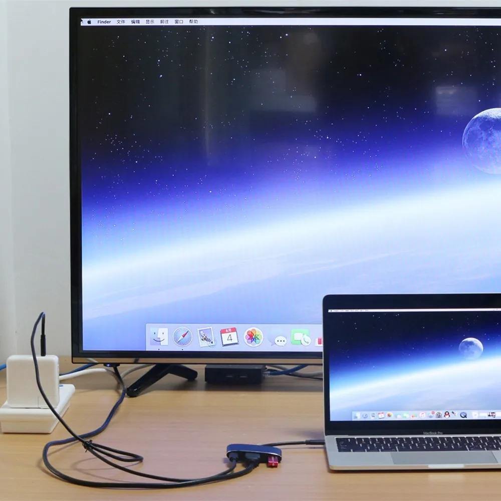 JZYuan USB C 3 1 к HDMI 4K цифровой AV многопортовый адаптер 0 type PD концентратор конвертер
