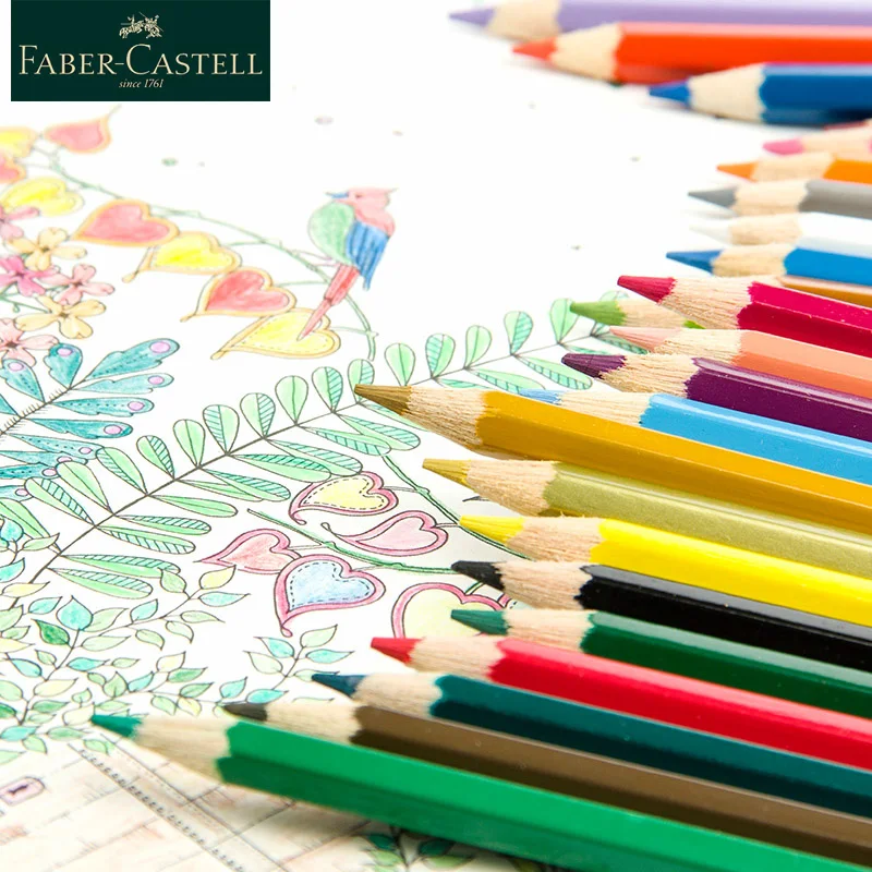 Faber Castell масляные цветные карандаши 24/36/48/72/100 Цвета профессиональная живопись