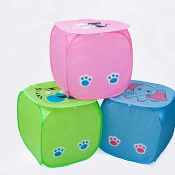 

Quartet Covered Cute Animal Debris Storage Box Large Laundry Basket Laundry Baby Toy Storage Basket Storage Basket