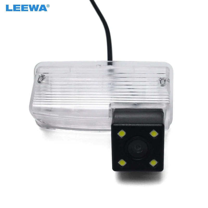 LEEWA HD Car Rear View font b Camera b font with LED light For Toyota Corolla