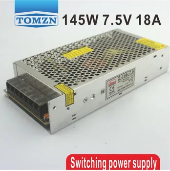 

145W 7.5V 18A Single Output Switching power supply for LED Strip light AC to DC