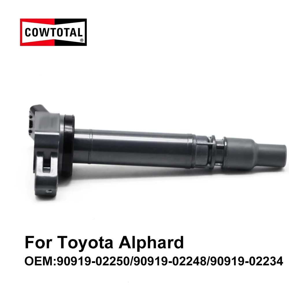 COWTOTAL Ignition Coil for Toyota Alphard 3.5L 2.4L 3.0L OEM 90919-02250 / 90919-02244 90919-02234 ( Pack of 4 ) | Автомобили и