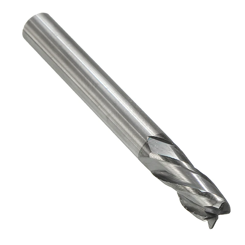 8pcs 4 Flutes Carbide End Mill Set Mayitr Tungsten Steel HRC50 Hardness CNC Milling Cutter Tool 2/3/4/ 5/ 6/8/10/2mm Dia.