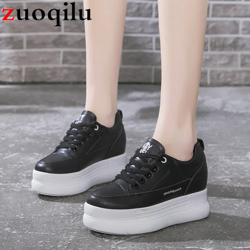 Autumn Platform Shoes Women Vulcanize Shoes White Flat Platforms Sneakers ladies wedges shoes for women Casual