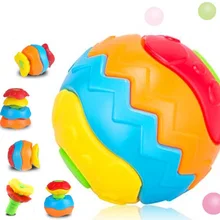 

Large Size Fun Baby Plastic Multi-Color Spherical Ball Handwork Assemble Puzzle Ball Kids Jigsaw Puzzle Early Educational Toy