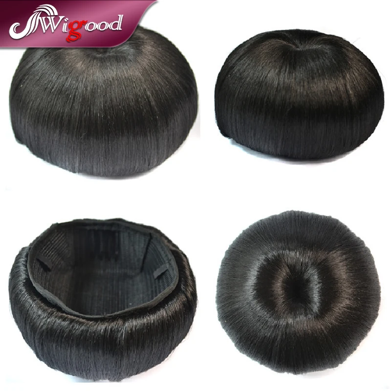 1pc New Black Hair Chignon Hair Bun Extensions Chignon Hair Piece