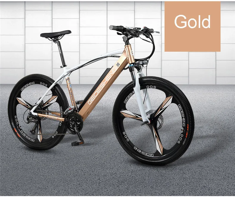 26 дюймов Электрический велосипед 27 скоростей с переменной скоростью 48 В литиевая батарея 240 Вт Мотор PAS Rane 60 км задний привод MTB E-bike