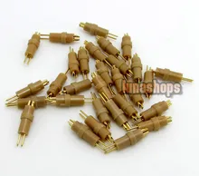 2pcs Bulk Male Earphone Pins For New HD800 D1000 HD802 HD802s sennheiser Headphone DIY Connectors Adapter LN004023