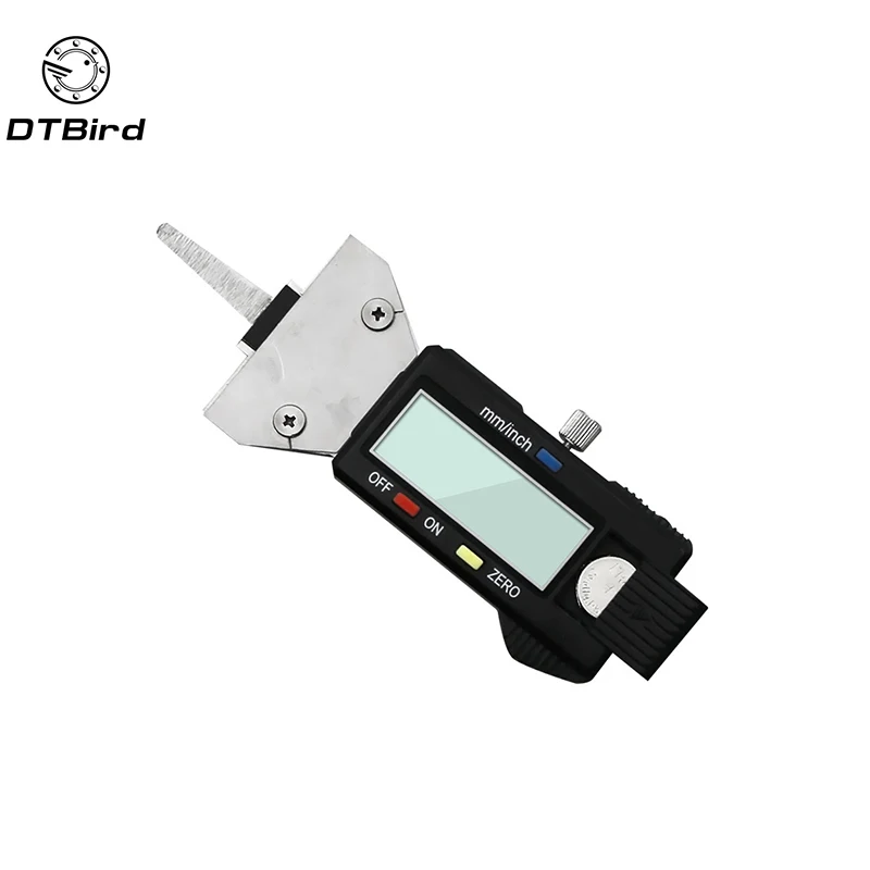 

Stainless Steel Black Digital Tread Depth Gauge 0-25MM Measuring Ruler Pressure Car Safety Measurer Tool Tire monitor Electronic