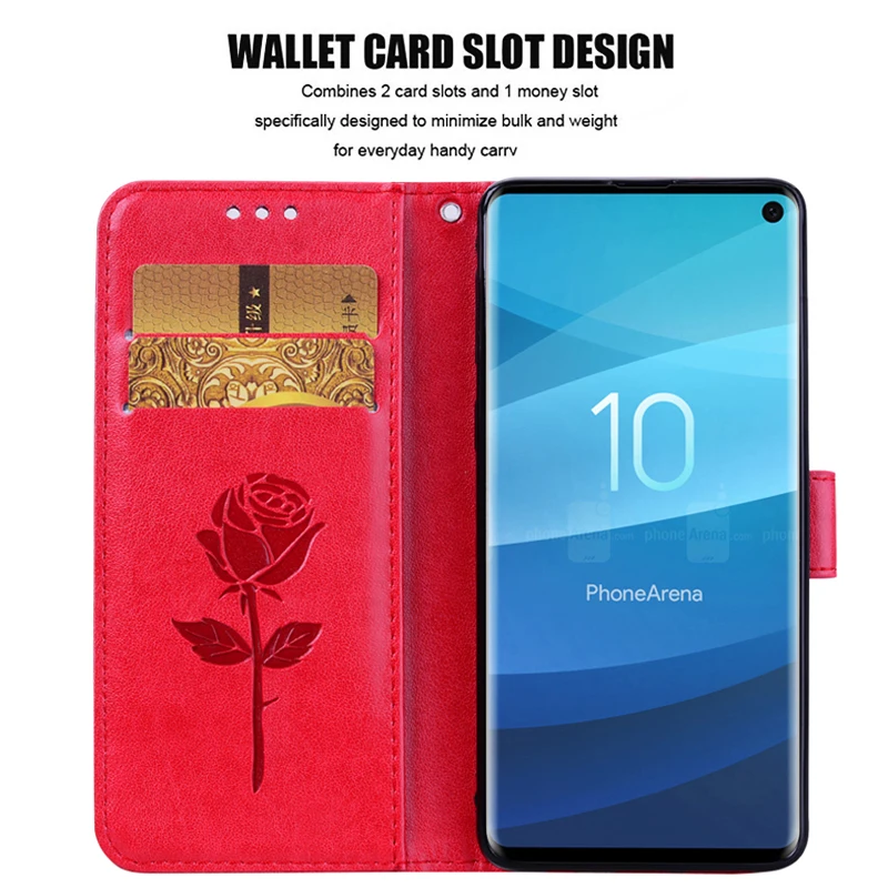 Кожаный чехол кошелек для Samsung Galaxy S10 S10e S9 S8 S7 Edge A9 A8 A7 A6 A5 A3 J3 J5 2017 J8 J7 J6 J4 Plus J2