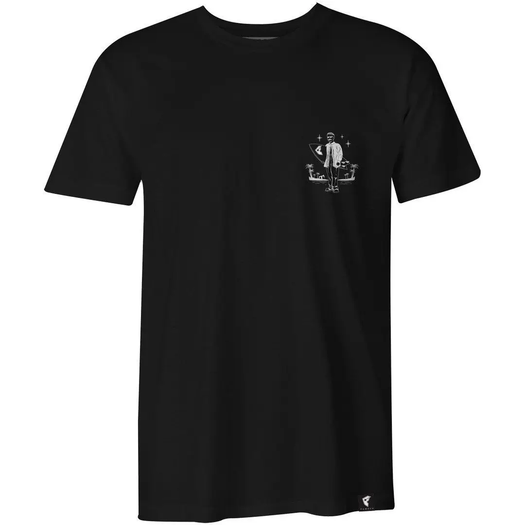 

Famous Stars and Straps Men's Surffer Club T Shirt Black
