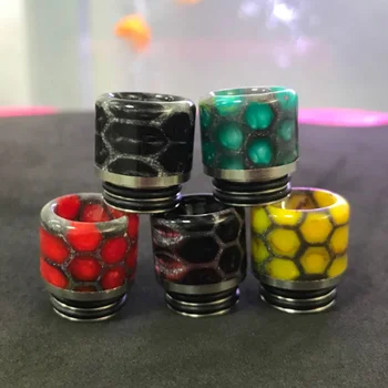 

hive drip tips for 810 atomizer bottom metal prevent spill design with double ring mouthpiece for reload rta rda