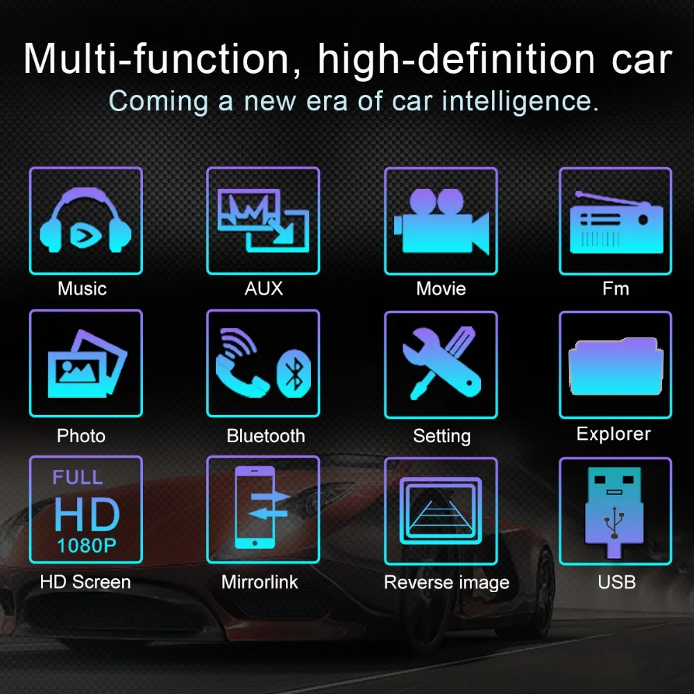 Автомобильная стерео 2 Din Автомобильная Радио Bluetooth мультимедийный плеер Hd " Авторадио с сенсорным экраном 2din Авто аудио Mp5 USB TF FM резервная камера