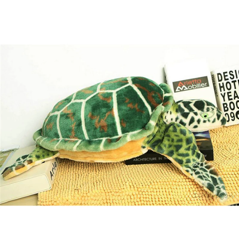 realistic stuffed turtle tortoise plush toy 1