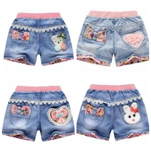 Новые летние детские джинсовые шорты из хлопка для мальчиков, Детские повседневные джинсовые шорты от 3 до 15 лет