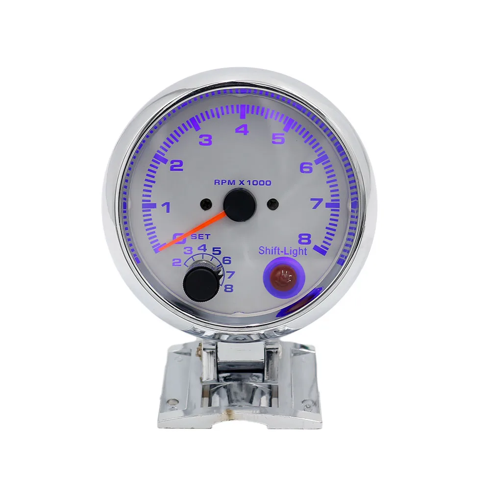 CNSPEED 80mm Led Light 0 8000 Rpm Gauge Meter Indicator Control Panel