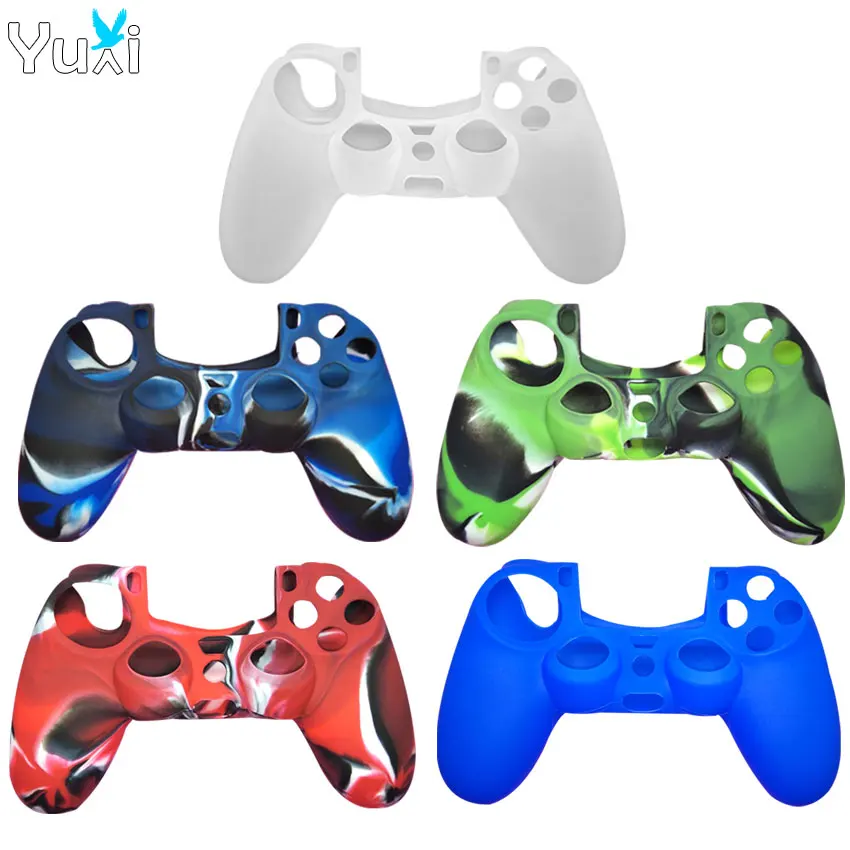 

YuXi Silicone Cover Skin Rubber Case for Sony PlayStation Dualshock 4 PS4 DS4 Pro Slim Controller