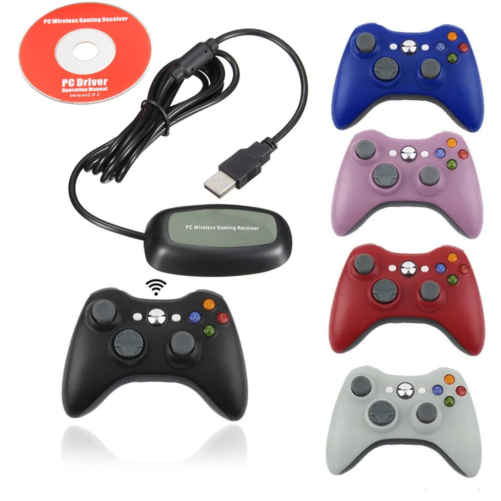 Беспроводной игровой контроллер джойстик и Bluetooth приемник для ПК Microsoft XBOX360 с Windows