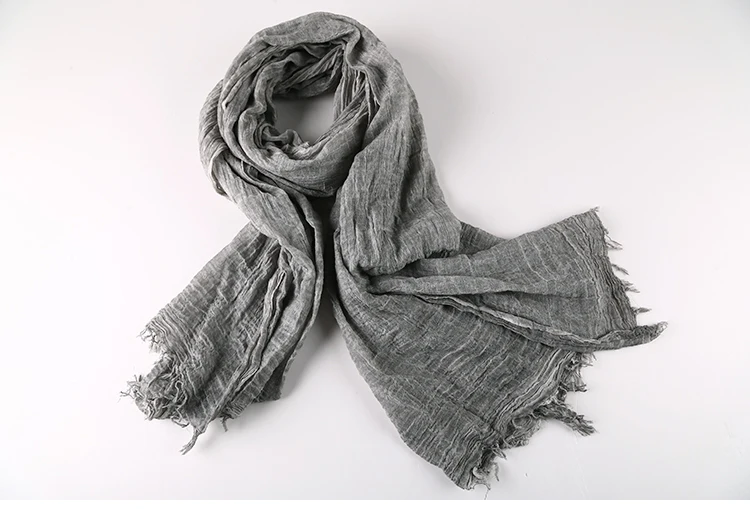 Шарфы мужские винтажные серые теплые длинные с кисточками|brand design scarf|brand fashion