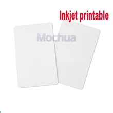Пустой для печати пластик для струйной печати карт для epson, Canon карты 13,56 МГц NTAG215 карты для струйной печати Пустая карточка из ПВХ для canon epson принтер