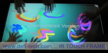 

DefiLabs 42 Inch Dual touch IR Touch Overlay Frame Panel, 12 Touch Points,Dust and water proofing, anti-vandal;