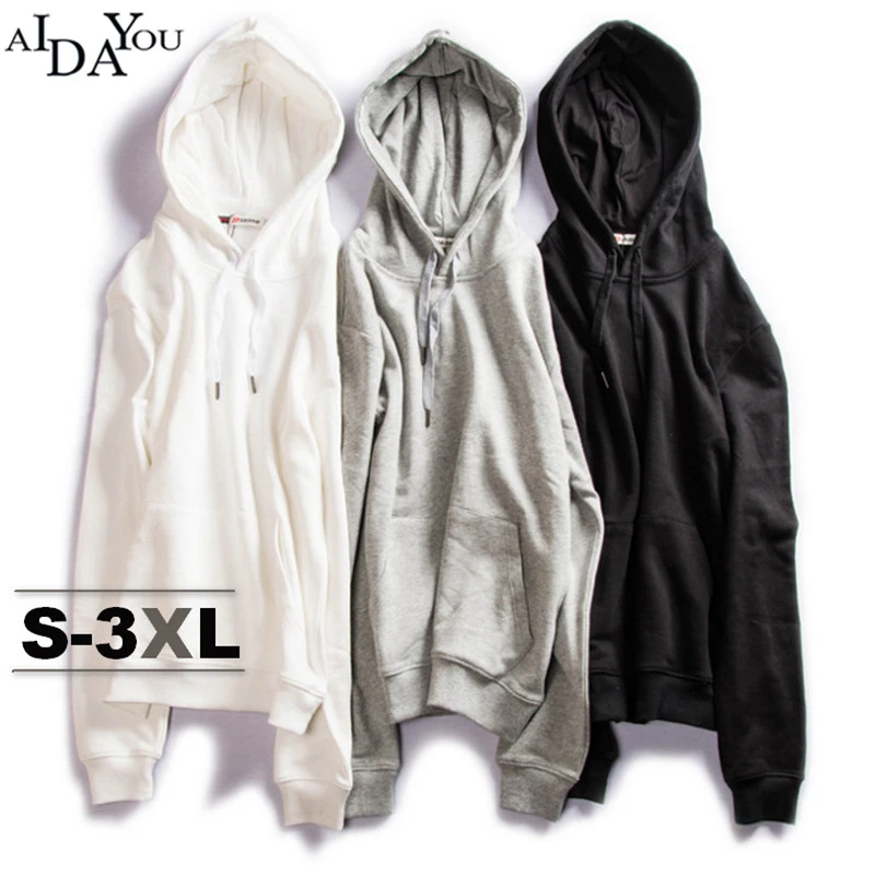 Sudadera con capucha para hombre, Otoño Invierno 2018, nueva sudadera casual de muestra, sudadera de manga larga, color puro, de talla 3xl, sudaderas, abrigo ouc1405|Sudaderas con capucha y sudaderas| - AliExpress