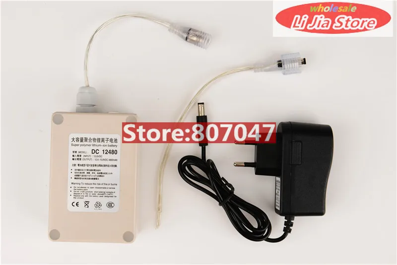 Водонепроницаемый DC 12 V 4800 mah емкость литий-ионная аккумуляторная батарея долговечное использование зарядное устройство для камера CCTV аккумуляторная батарея высокого качества