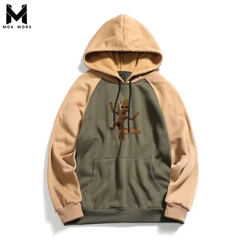 

Best Selling Men's New Wild Stump Print Hooded Men Hoodie Fashion Brand Slim Versatile Cotton Long Sleeve Mens Hoodies