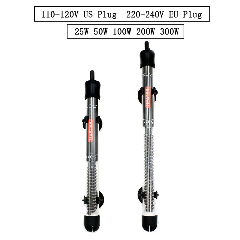 Погружной аквариумный нагреватель термометр регулятор температуры нагревательный стержень аквариумные аксессуары подача в резервуар 110-240 В
