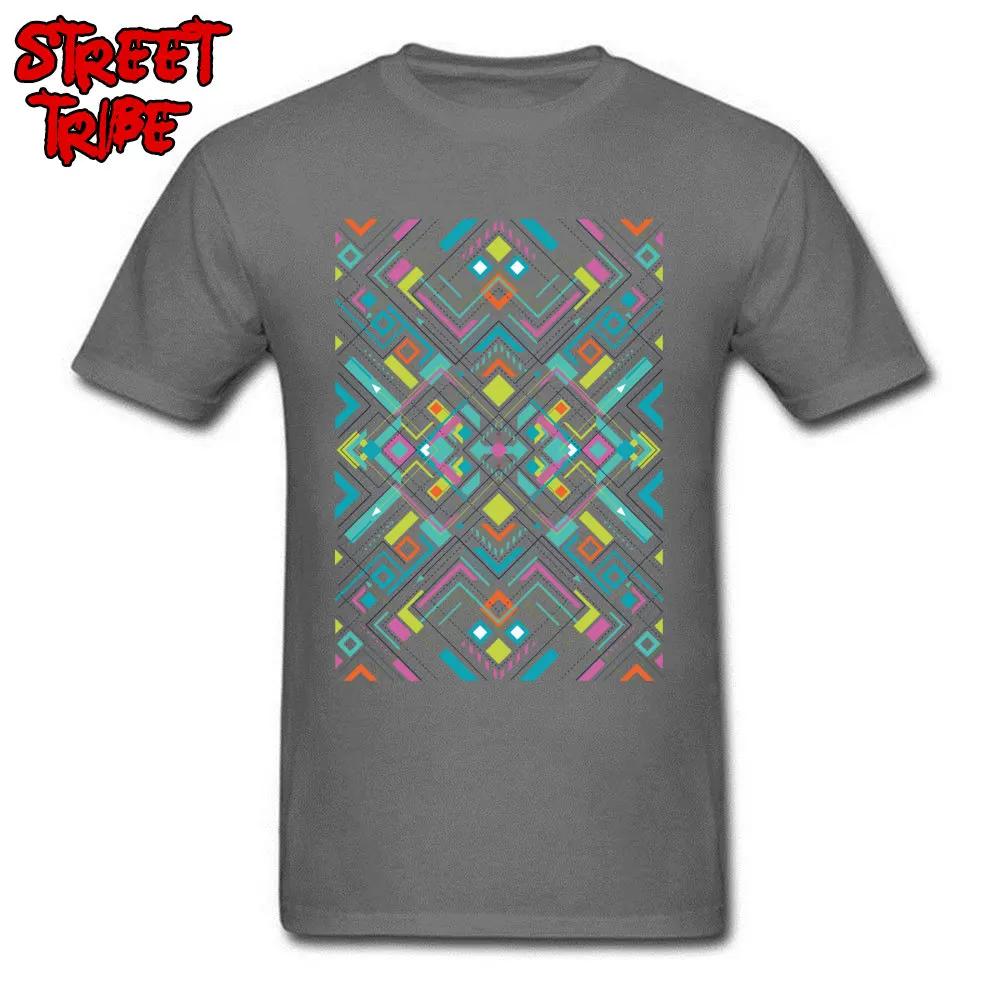 Prevalent geometry geometric180901Y Short Sleeve T Shirts Autumn Crewneck 100% Cotton Tops & Tees for Men Tee Shirts Hip hop geometry geometric180901Y carbon