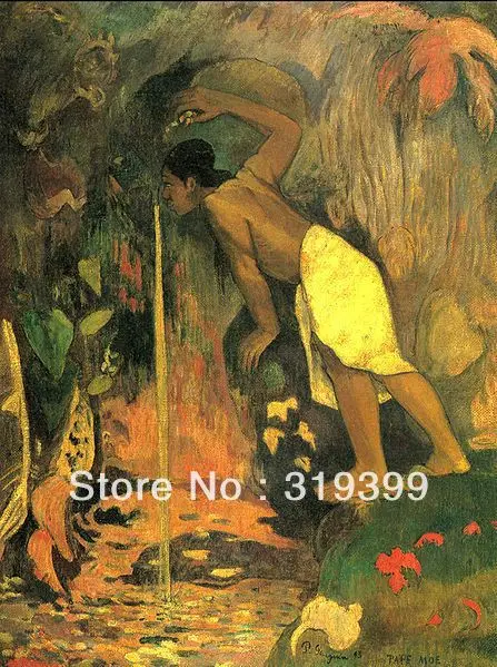 

100% handmade Oil Painting Reproduction on Linen canvas, Pape Moe by paul gauguin,Free DHL Shipping,Museum quality