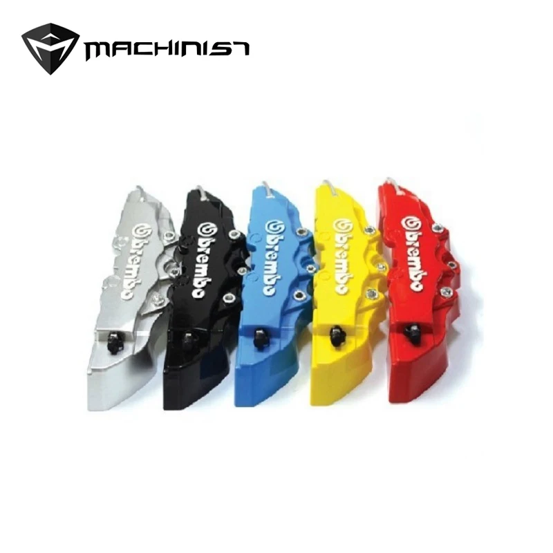 

2PCs / set Car modified caliper cover brake cover decorative hubcap 3D stereo brake calipers abalone cover trumpet