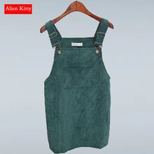 Инопланетянин Китти 8 цветов Летняя мода Винтаж колледж Ветер вельветовые юбки с высокой талией для женщин миди юбка свободные юбки для женщин s Faldas