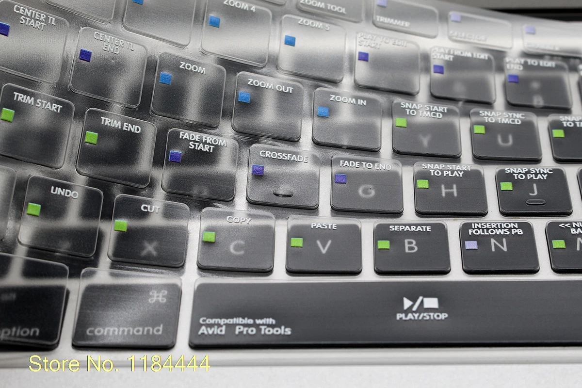 

Avid Pro Tools Shortcut Hot Key Functional TPU Backlight Keyboard Cover Skin Protector For Macbook Pro Air 13 15 17 USA