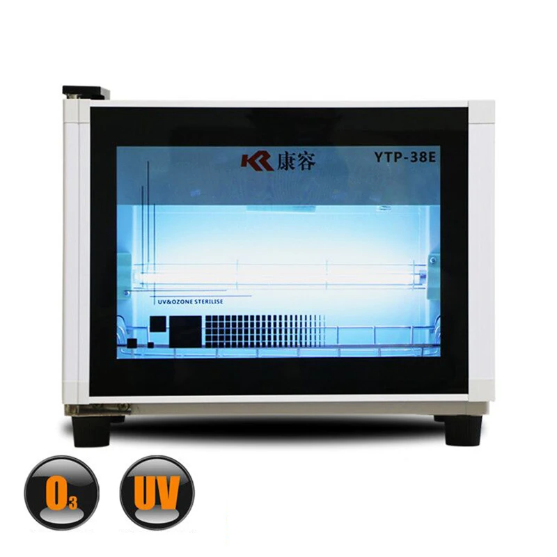 

220V Ozone UV disinfection cabinet Dental oral sterilizer Mini ozone disinfection box 38L Y