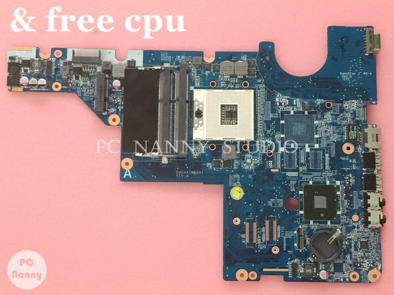 Материнская плата для ноутбука HP CQ42 G42 CQ62 материнская DA0AX1MB6H1 HM55 s989 DDR3 полностью
