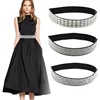 Cinturón elástico brillante con incrustaciones de diamantes de imitación para mujer, cinturón ancho de moda para vestido femenino ► Foto 1/6