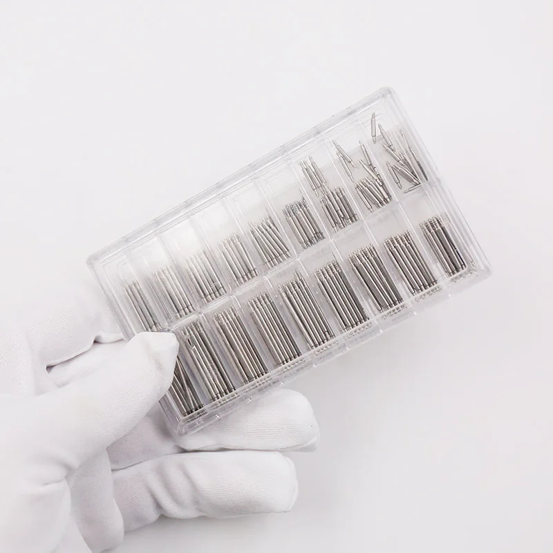 시계 액세서리 스트랩 연결 샤프트 스프링 핀 8mm-25mm 스트랩 헤어핀 체인 핀 수리 링크 핀, 전문 도구 키트 도구