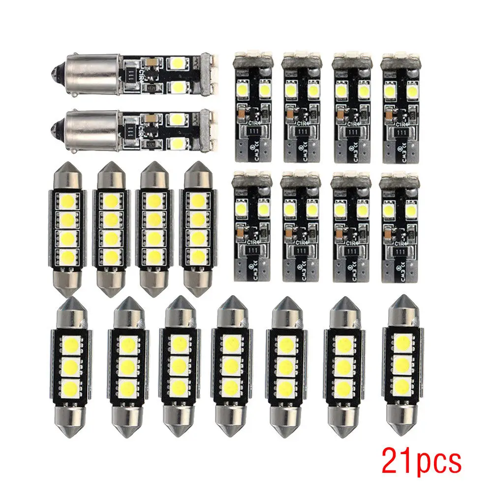 21 x Белый светодиодный внутренний светильник посылка для 1999-2005 BMW 3 серия M3 E46+ инструмент